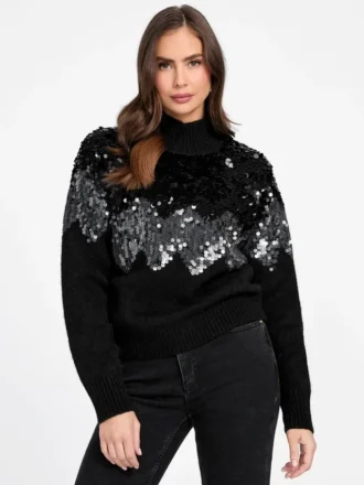 Sibilla-Pailletten-Pullover