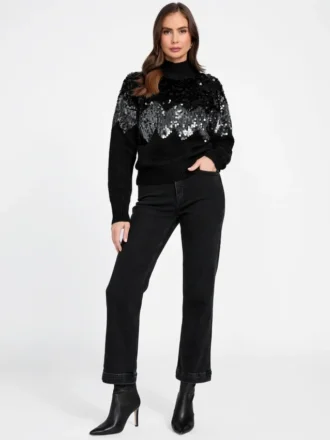 Sibilla-Pailletten-Pullover