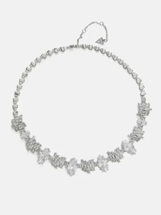 Silberfarbene Chandelier-Halskette