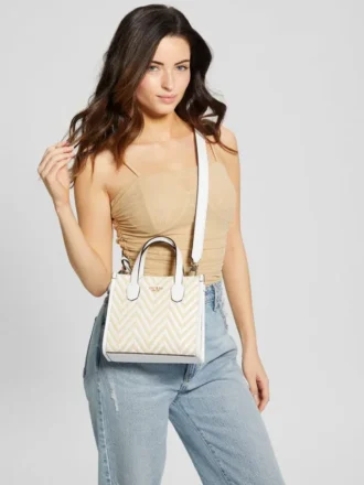 Silvana Chevron Mini-Shopper