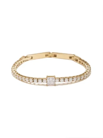 Solitaire-Tennisarmband