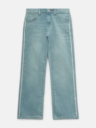 Sparkle-Jeans mit weitem Bein (7–16)