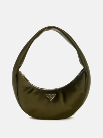 Sunetra Mini-Schultertasche aus Satin