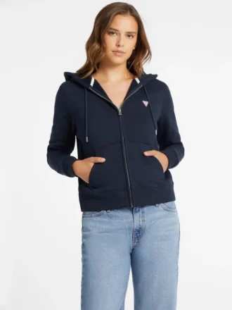 Sweatshirt mit Reißverschluss und Mini-Patch