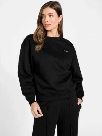 Sweatshirt mit Rundhalsausschnitt und Logo
