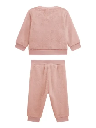 Sweatshirts- und Hosen-Set aus Kunstfell (0–24 Monate)