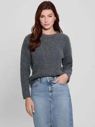 Sylvie Pullover aus Alpaka-Mischung mit Pointelle-Muster
