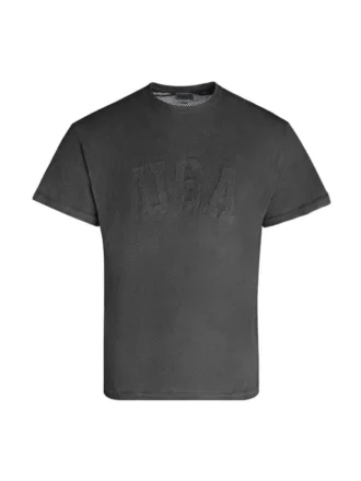 T-Shirt aus offenem Netzstoff T-Shirt aus offenem Netzstoff