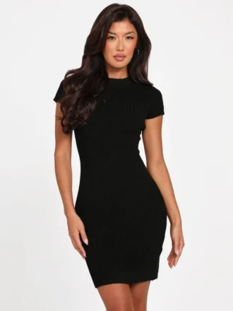 Toki-Pullover-Kleid mit Rippstrick