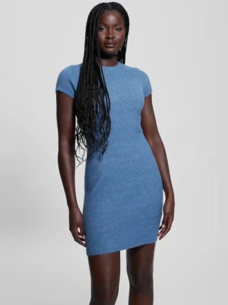 Toki-Pullover-Kleid mit Rippstrick
