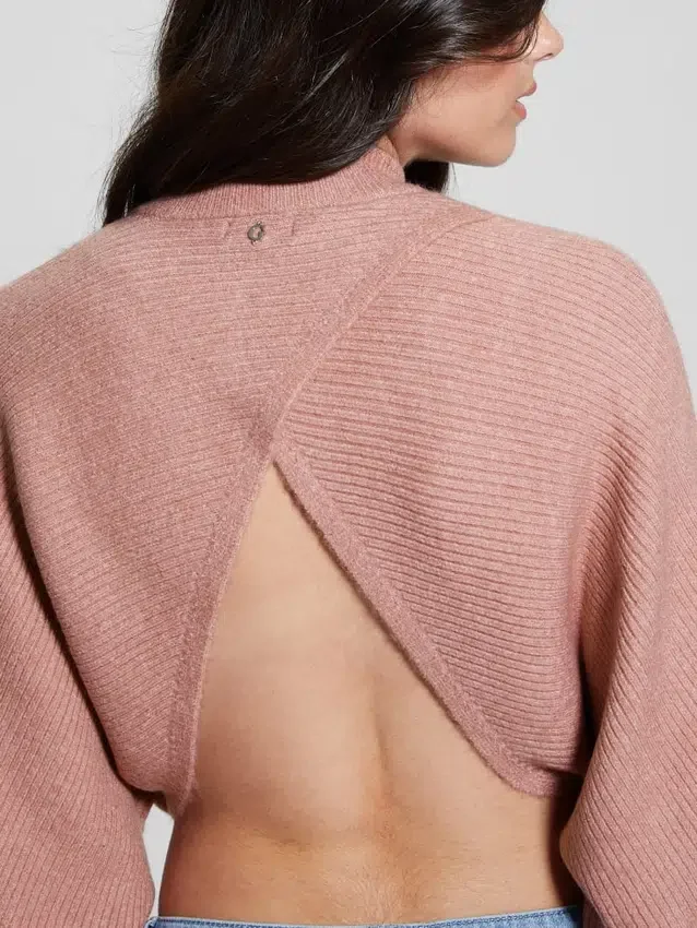 Toki-Pullover mit offenem Rücken Toki-Pullover mit offenem Rücken