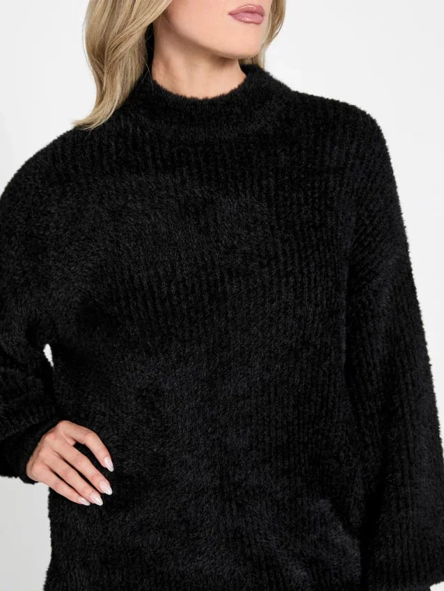 Torri Tuniken-Pullover aus Kunstfell Torri Tuniken-Pullover aus Kunstfell