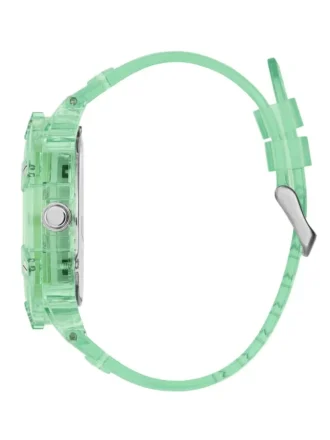 Transparente grüne Multifunktionsuhr