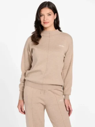 Ursula-Pullover mit Stehkragen