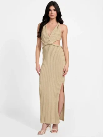 Vanya Maxikleid mit Rippmuster