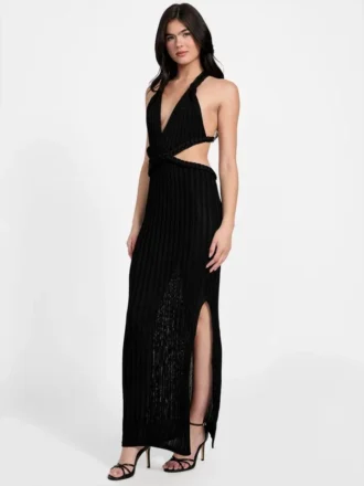Vanya Maxikleid mit Rippmuster