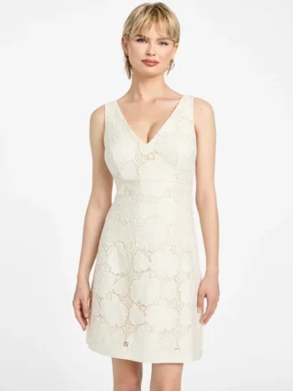 Vega-Minikleid aus Spitze
