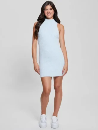 Vero Fuzzy-Pullover-Kleid