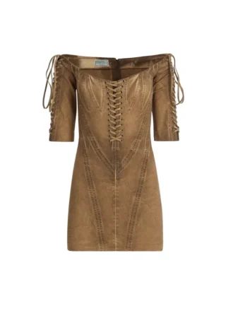 Vintage-Kleid aus Twill