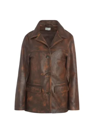 Vintage-Lederjacke