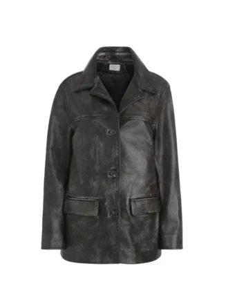 Vintage-Lederjacke