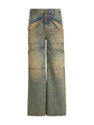 Washed Denim Utility-Hose Washed Denim Utility-Hose
