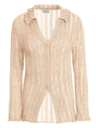 Wollstrickjacke