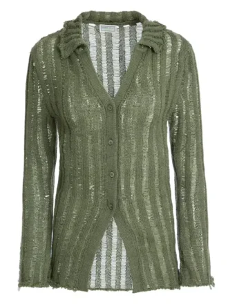 Wollstrickjacke