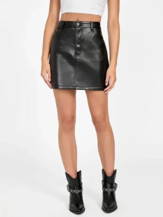 Ysaline Minirock aus Kunstleder Ysaline Minirock aus Kunstleder