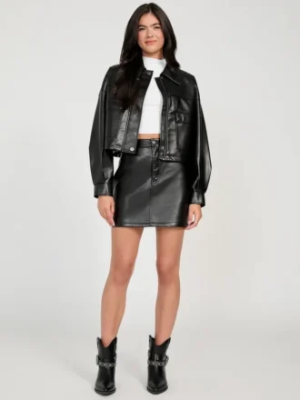 Ysaline Minirock aus Kunstleder Ysaline Minirock aus Kunstleder