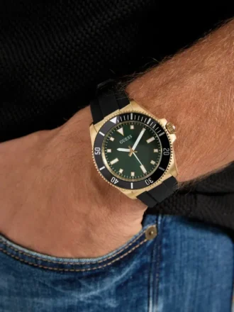 Zweifarbige Silikonuhr